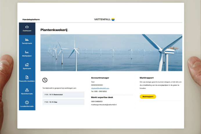 Online energie in- en verkopen