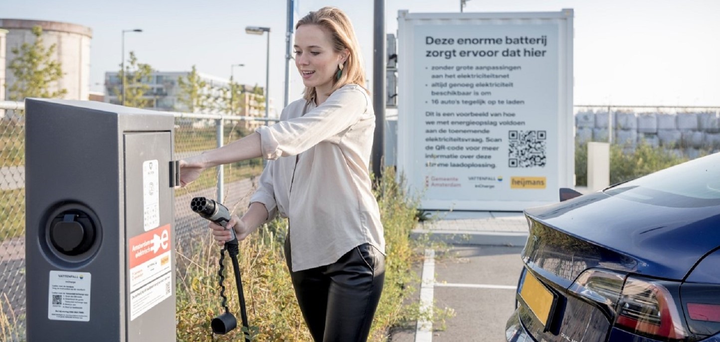 Batterij maakt laden auto's mogelijk zonder extra belasting netwerk