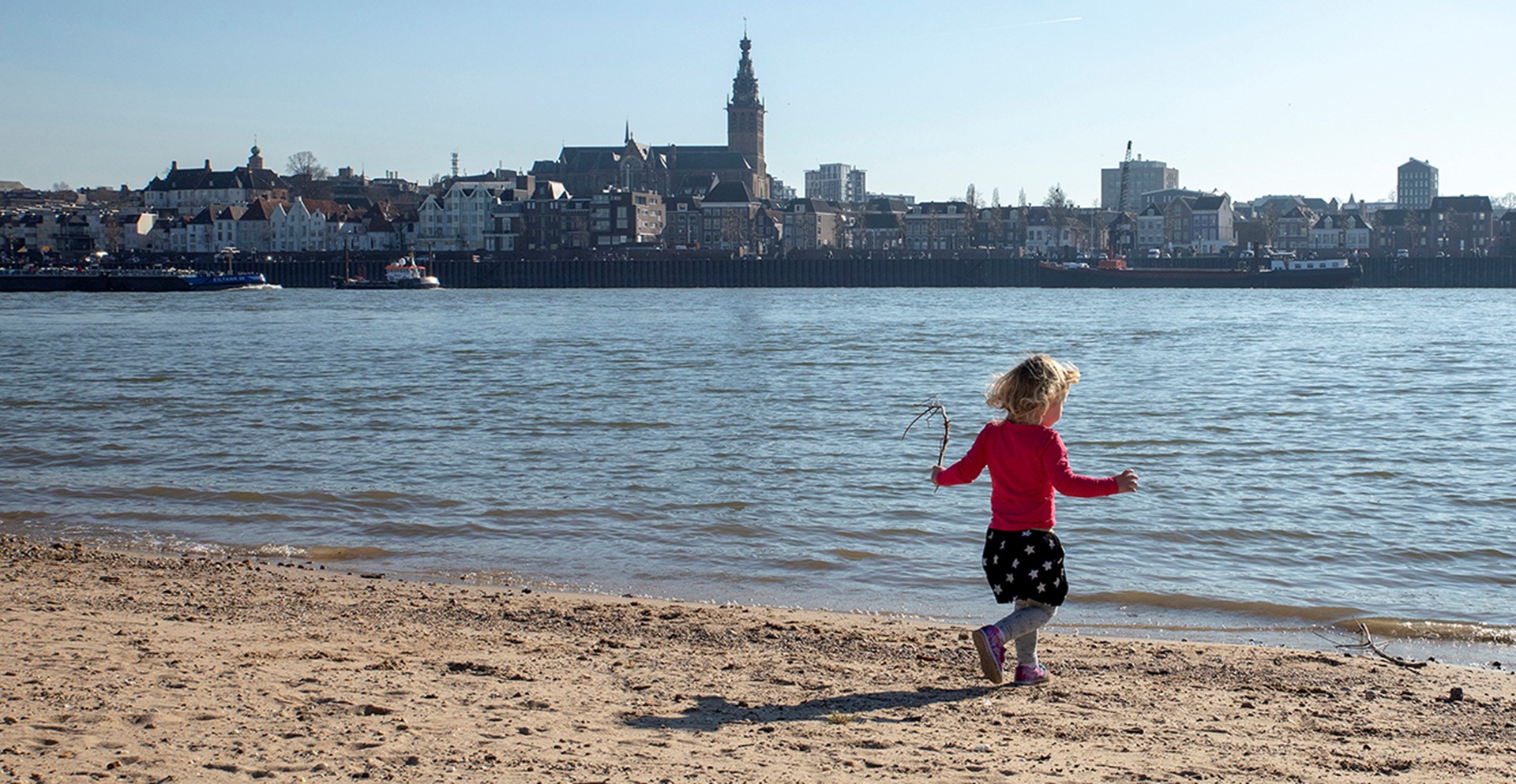 Uitzicht op Nijmegen